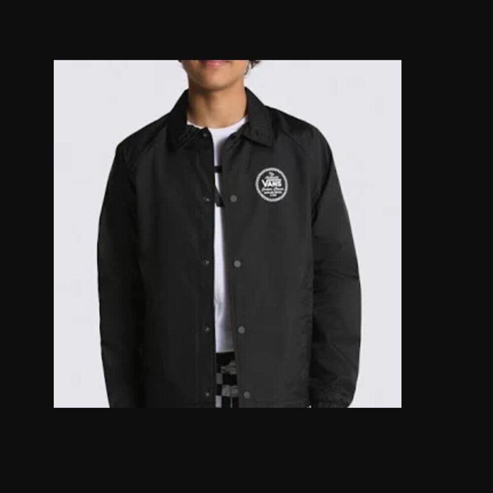 Youth Vans Torrey Windbreaker Jacket - Black - Extra Large